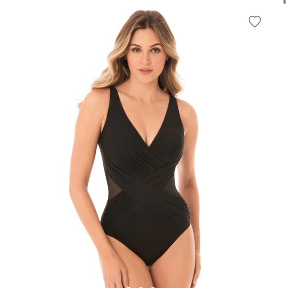 Miraclesuit Other - NEW Miraclesuit illusionist crossover one piece swimsuit 10 womens